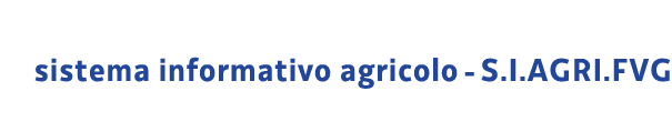 sistema informativo agricolo - S.I.AGRI.FVG